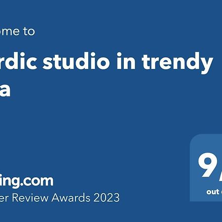 Trendy Nordic Studio By Tram Stop Helsingfors Exteriör bild