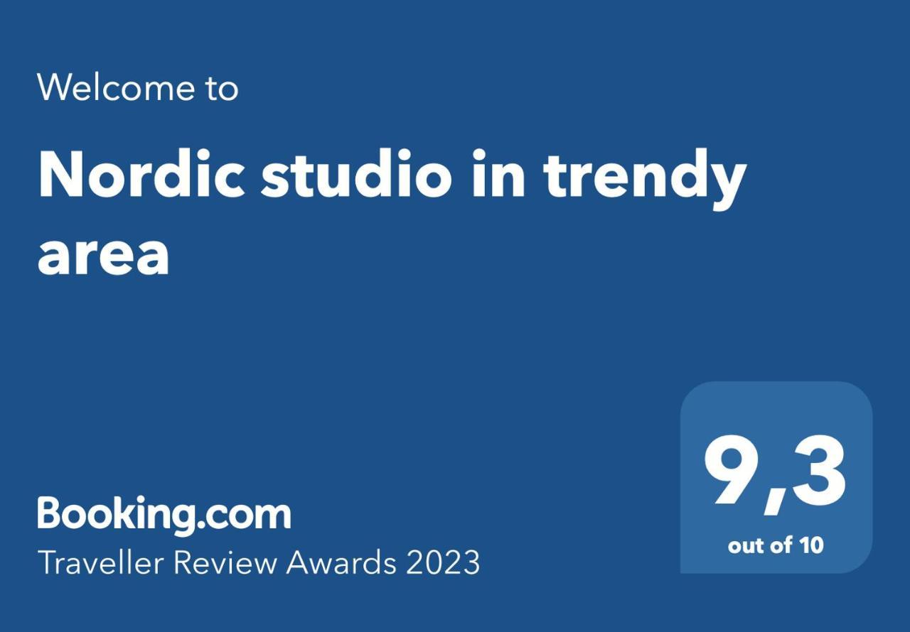 Trendy Nordic Studio By Tram Stop Helsingfors Exteriör bild
